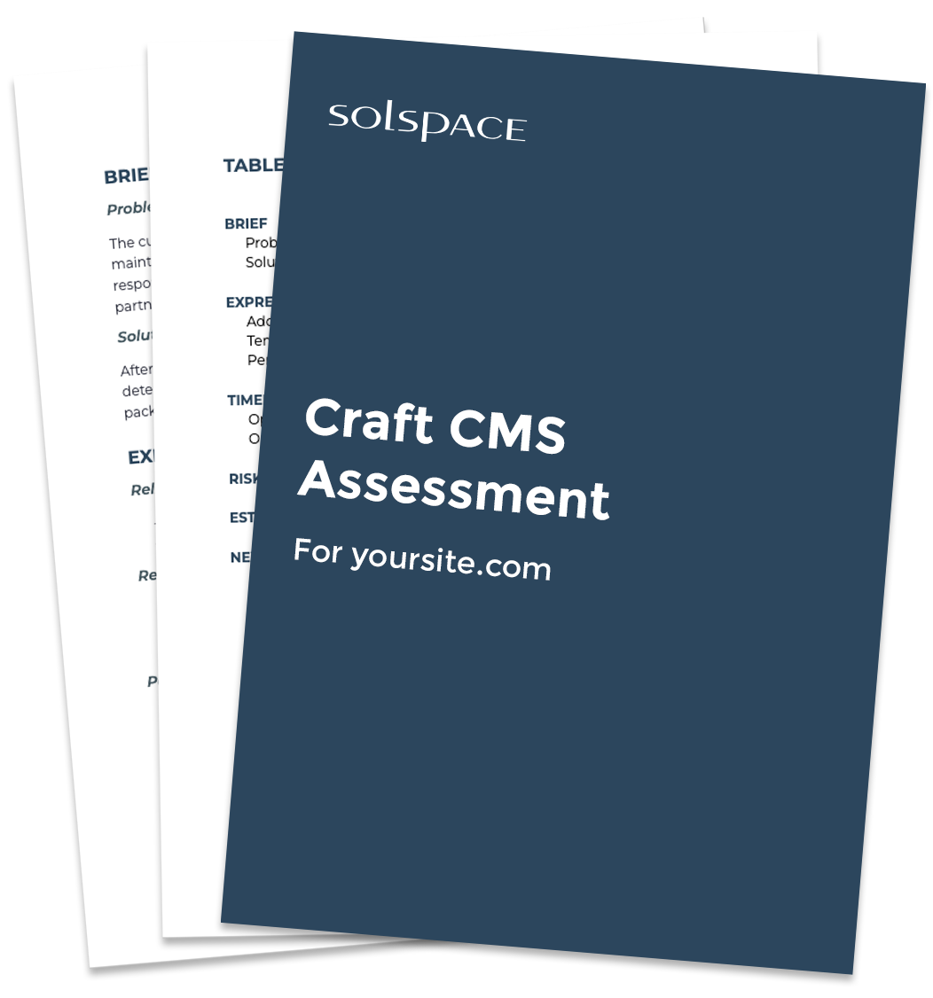 Craft cms assessment